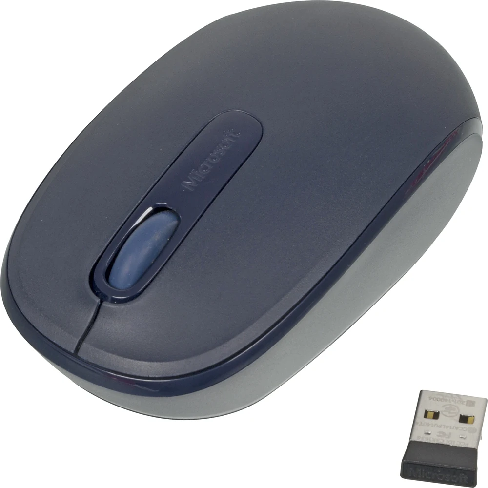 Мышь Microsoft Mobile Mouse 1850 синий оптическая(1000dpi) беспроводная USB для ноутбука(2but