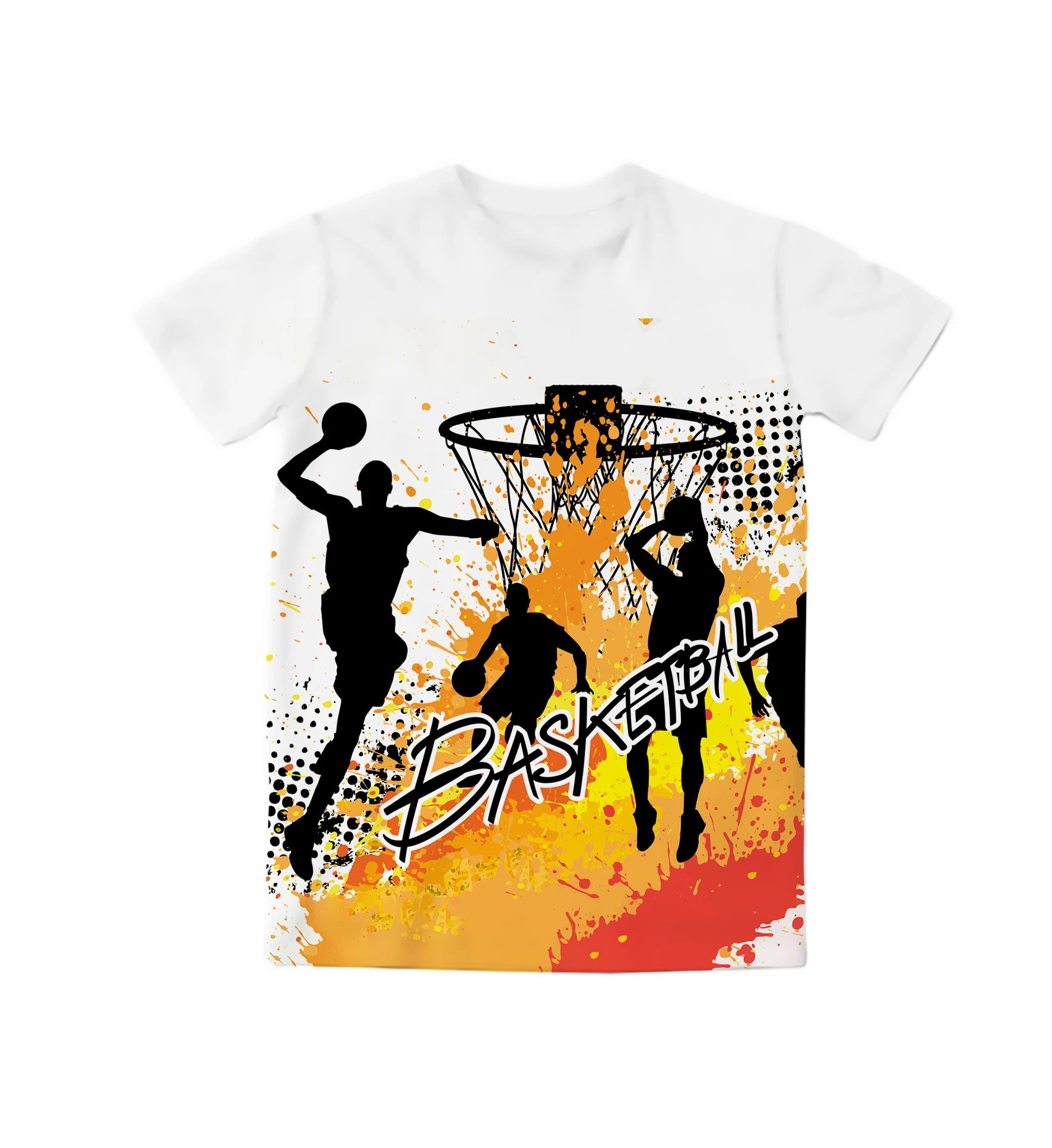 

REAL American US SIZE Basketball Is Life Sublimation Printing Plus Size 3XL 4XL 5XL 6XL Top T-Shirt