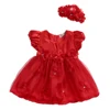 Изображение товара https://ae01.alicdn.com/kf/H38d7e42a9d234b9b9504a09b0d1cae4bN/Baby-Girls-Red-Floral-Dresses-Party-Princess-Short-Sleeve-Dress-Wedding-Dress-Headband-Outfit-Girl-Summer.jpg