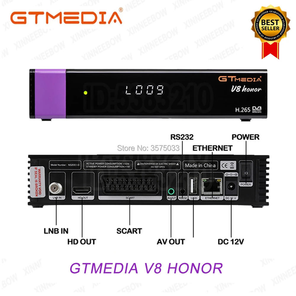 Горячая Распродажа Gtmedia V8 honor DVB S2 так же как GTmedia Nova встроенный Wifi ключ HD 1080P без