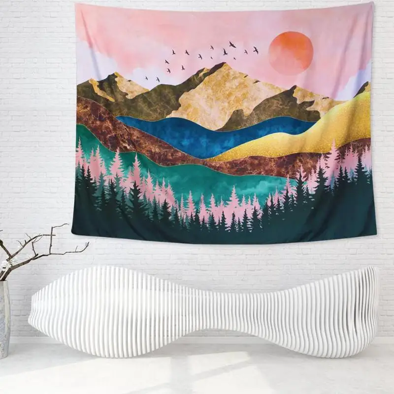 Mandala Throw Rug Pad Tapestry Polyester Comfort Hot Selling Trend Personality Wall Hanging Carpet Blanket Yoga Mat