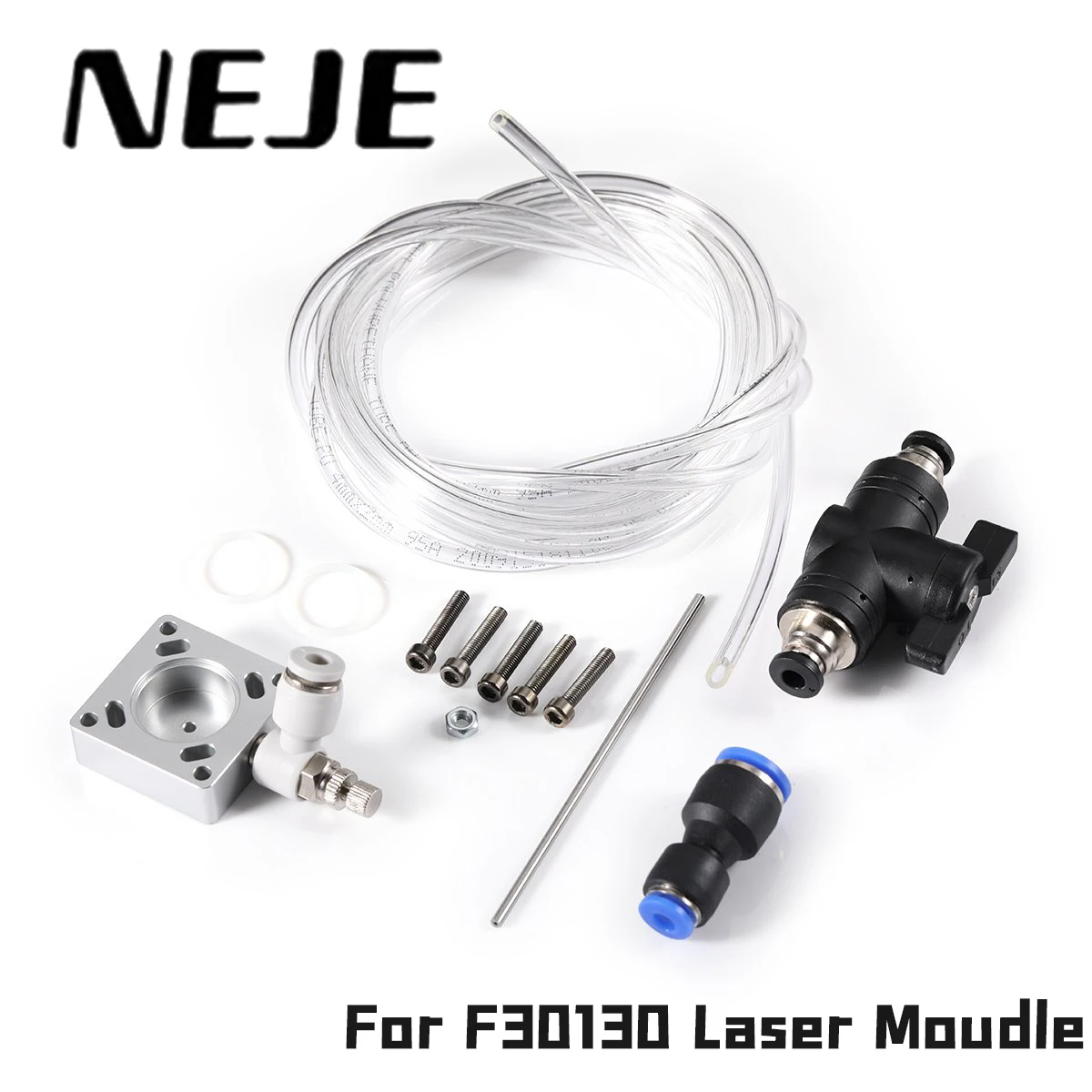 

NEJE Laser Module Air Assist Kit F30130 1.5MPA MF15 Manual Control For Laser Pritnet Master 2S Max Plus F30130 Engraver Cutter