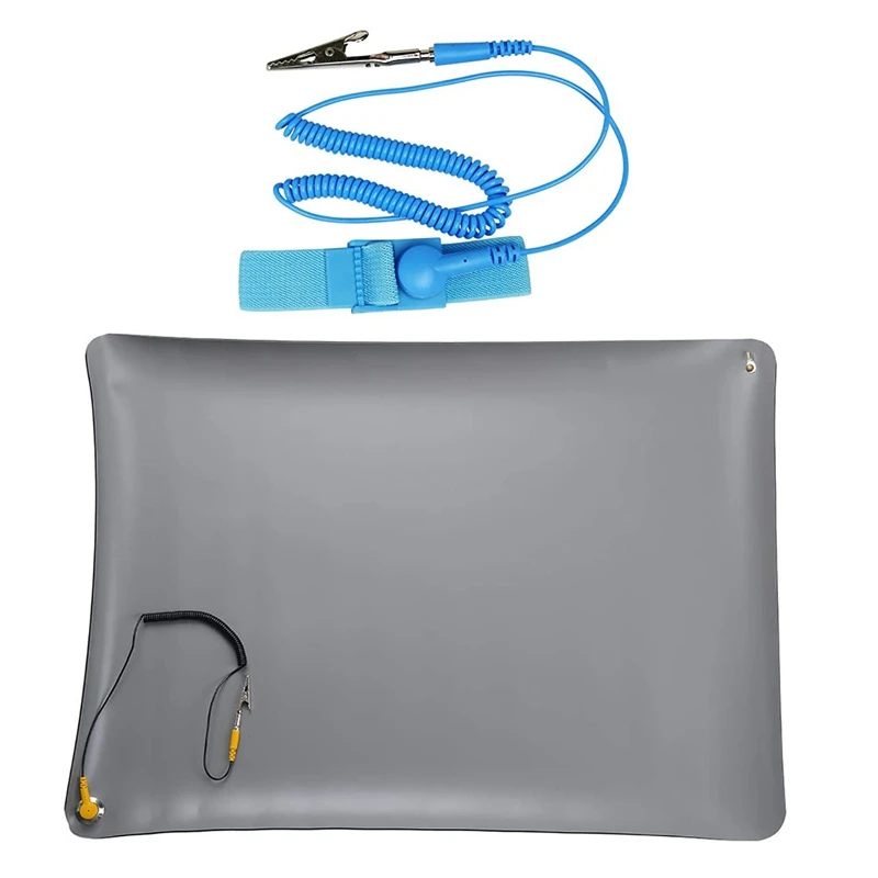 700X500X2.0mm Anti-Static Mat+Ground Wire+ESD Wrist for Mobile Computer Repair Antistatic Blanket ESD Mat | Канцтовары для офиса и