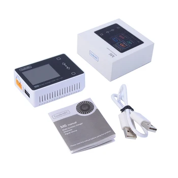 

In Stock ToolkitRC M6 Battery Balance Charger 150W 10A DC Output for 1-6S Lipo LiHV Life Lion NiMh Pb Cell Checker Servo Tester
