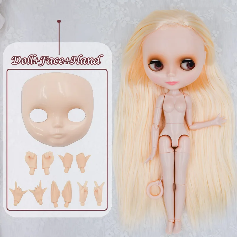 FHNBL16 Neo Blyth кукла NBL Заказная блестящее лицо, 1/6 BJD шарнирная кукла Ob24 кукла Blyth для девочки, игрушки для детей FHNBL23 - Цвет: FHNBL16
