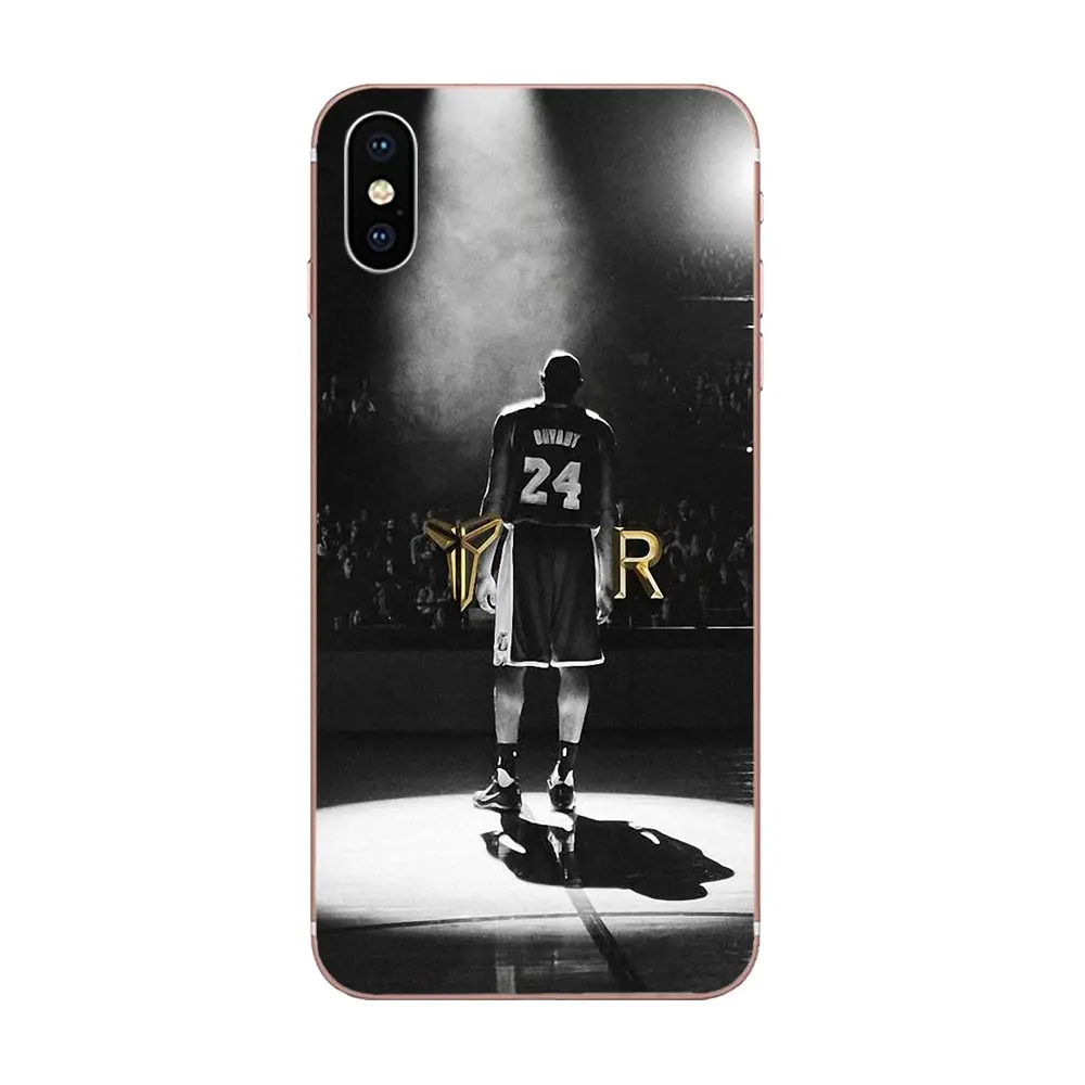 Lakers 24 для Apple iPhone 4 4s 5 5C 5S SE 6 6S 7 8 Plus X XS Max XR Мягкий Силиконовый ТПУ прозрачный индивидуальный рисунок - Цвет: as picture