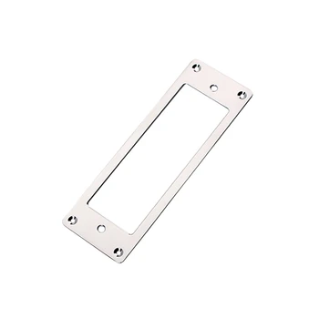 

Hot 1Pcs Silver Metal Electric Guitar Humbucker Pickup Mounting Ring Frames