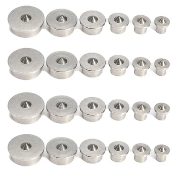 

6 Sizes Dowel Drill Centre Points Pin Wood Dowel Tenon Center Drill Hole Trendy for Woodworking