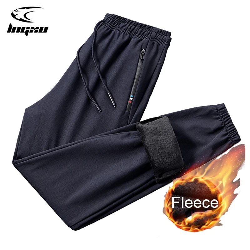 Women Men Hiking Pants Winter Windproof Waterproof Fleece Warm Trousers