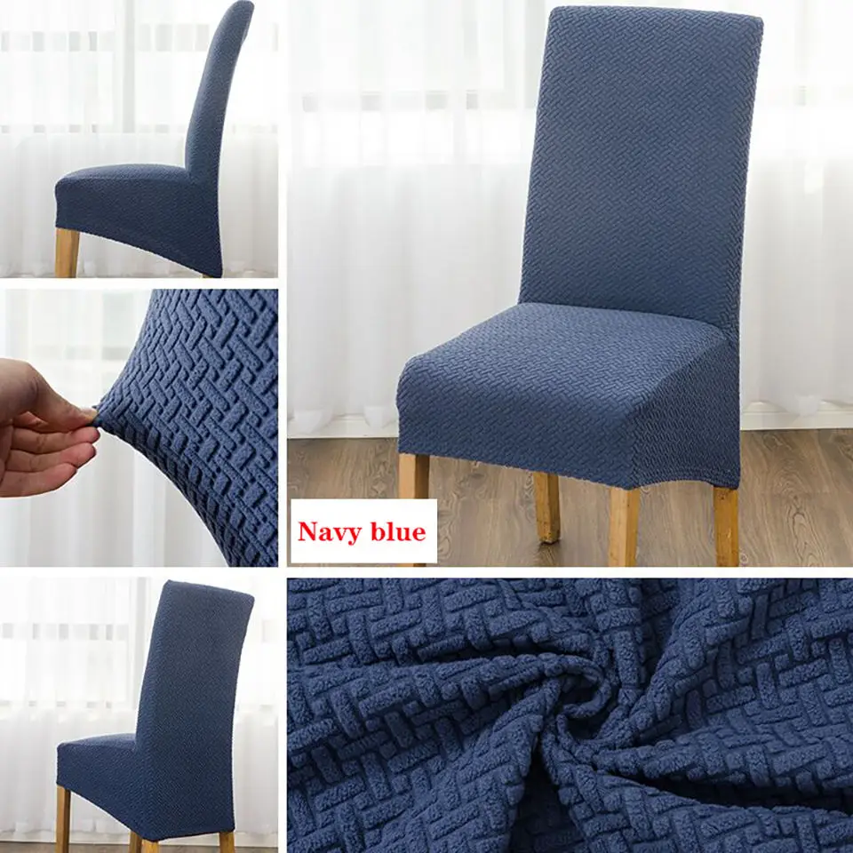 Chair-Cover Stretch Spandex Kitchen/hotel High Elastic Banquet XL Size Jacquard for Party
