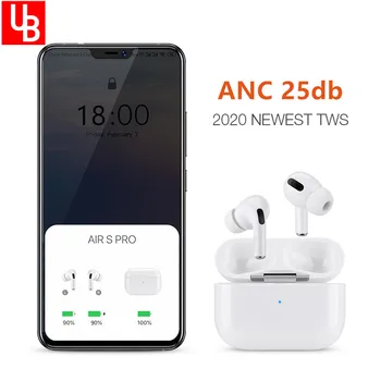

Air pro 3 TWS Noise cancellation transparency Airoha 1552U rename + GPS Bluetooth Earphone Earbuds ANC Noise Reduction Stereo