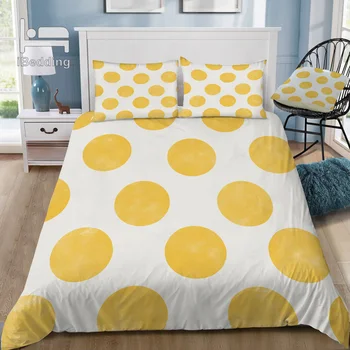 

Spring Yellow 3D Bedding Set Printed Duvet Cover Set Queen King Twin Size
