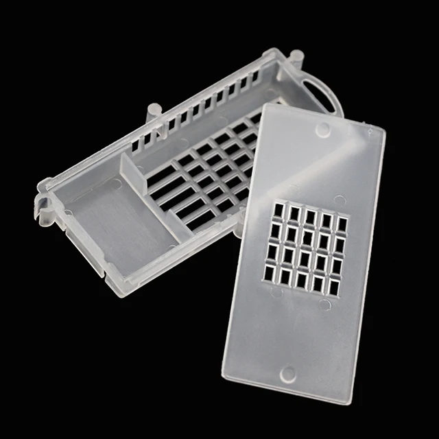 5 db Méhészeti Szállítási Ketrecek Sárga Fehér Méhek Queen Poszt Műanyag Király Fogoly Méh Ketrec Apikulturális Eszközök - Image 5