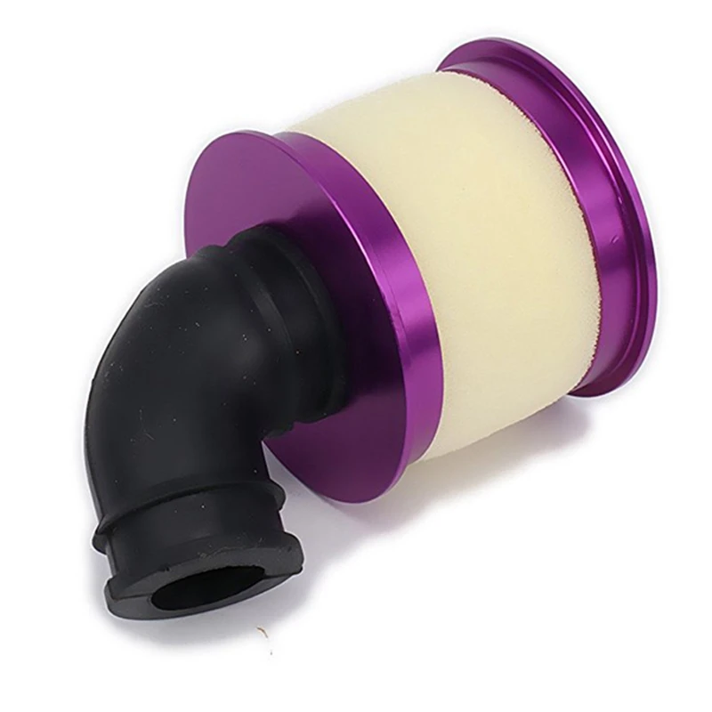 

Air Filter Sponge Open Alloy Aluminum 04104 for 1/10 RC Hobby Model Nitro Car,purple