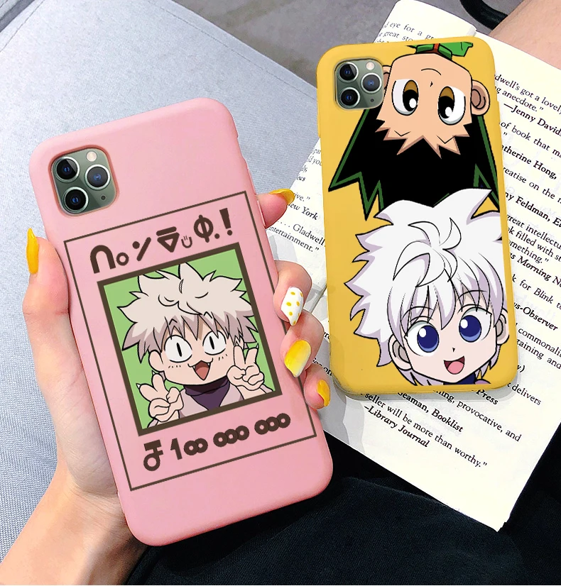 Чехол для телефона HUNTER x HxH Gon Killua аниме candy iphone 6/6s plus 7 / 8 7Plus/8Plus X XS XR XSMax 11Pro|Бамперы| |