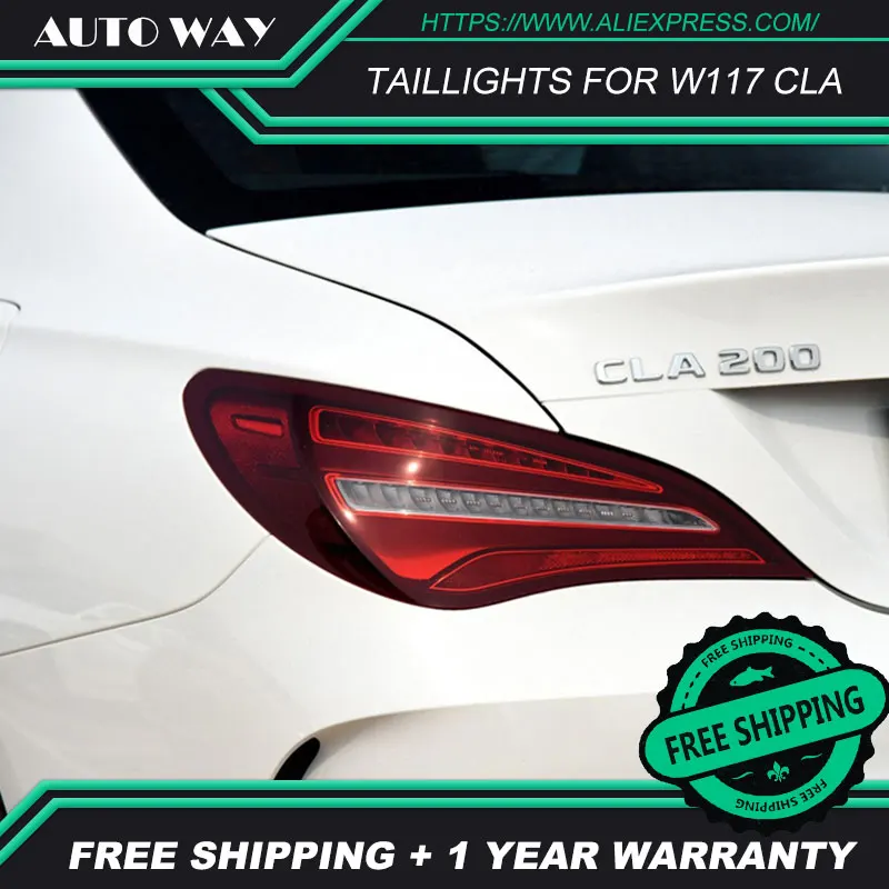 Автомобильный Стайлинг задний фонарь чехол для W117 CL180 cl200 CL250 cl260 задние фонари- для CLA светодиодный задний фонарь светодиодный фонарь