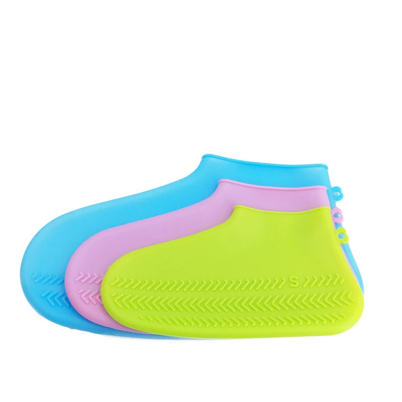 Новые наружные силиконовые Нескользящие водонепроницаемые бахилы портативный дождевик чехол для обуви мужские и женские силиконовые туфли покрытие одежда дождевик
