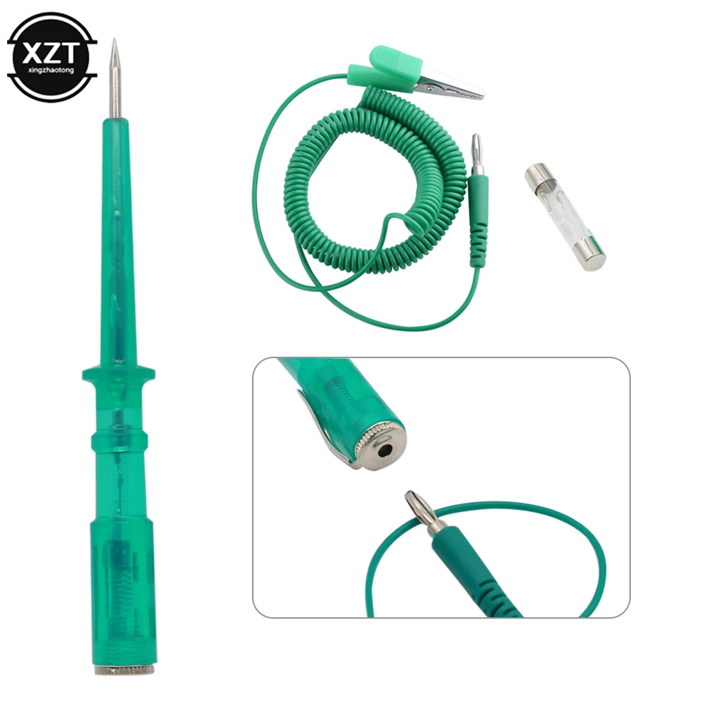 Auto Car Light Circuit Tester Lamp Voltage DC 6V 12V 24V Copper Test Pen Detector Probe Light System Test Probe Lamp
