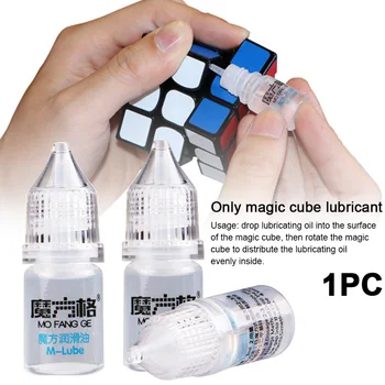 

3ml Lube Improve Speed Competition Silicone Oil Smooth Portable Magic Cube Lubricant Transparent DIY Prevent Rust Maintain Toy