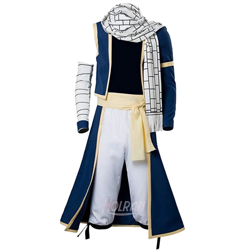 Сказочный хвост 3 Новый Сезон Костюм Аниме Нацу для косплея костюм Natsu Dragneel полный