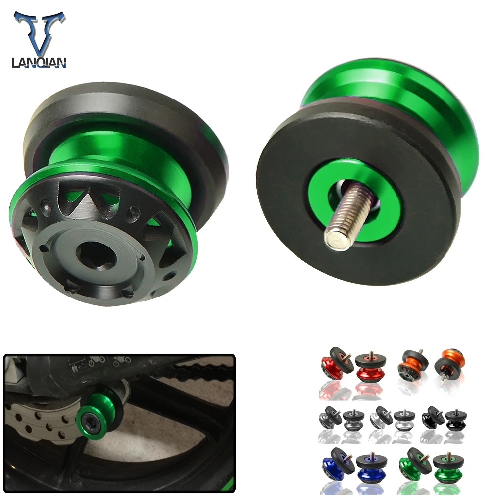 

Motorcycle Stand Swingarm Spools Slider Stand Screw 6MM 8MM 10MM For suzuki sv 650 kawasaki ninja 300 r15 crf250l v3 accessories