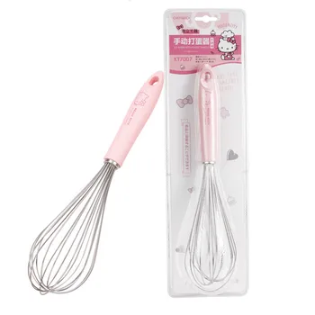 

CHEFMADE Hello Kitty Manual Egg Beater Cream Mixer Baking Tools for Cakes Kitchen Aid Accessories
