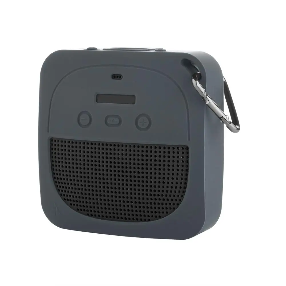 Gray Портативный защитный Bluetooth динамик чехол для Bose SoundLink Micro противоударный мягкий силиконовый гелевый Чехол Контейнер - Цвет: Gray
