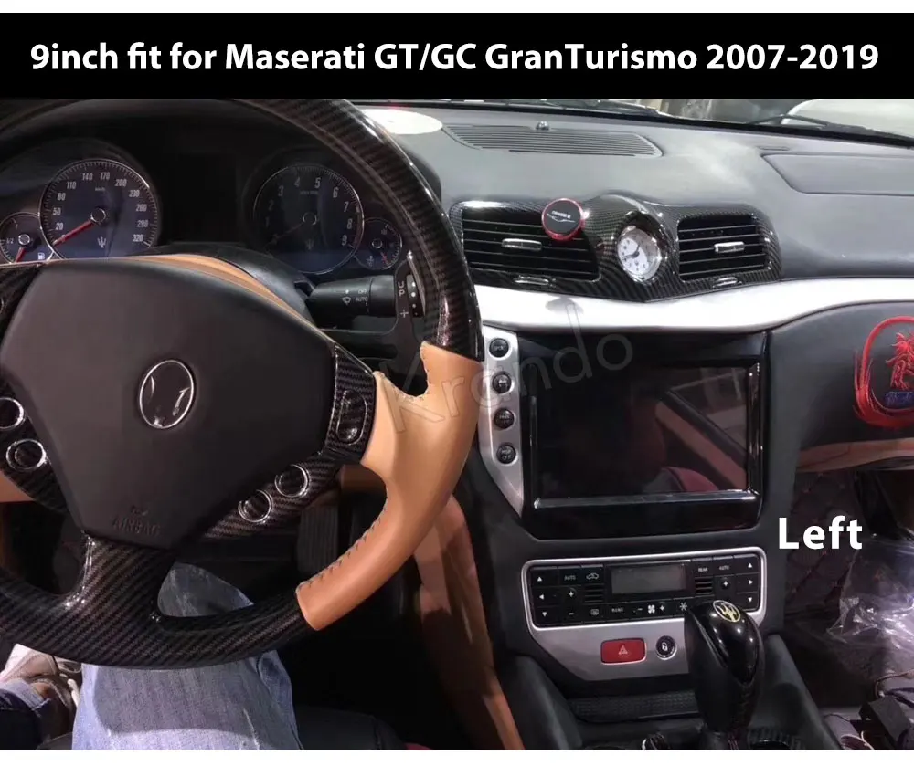 Krando " Android 8,1 Автомагнитола для Maserati GT/GC GranTurismo 2007- gps навигация Мультимедиа стерео аудио dvd-плеер