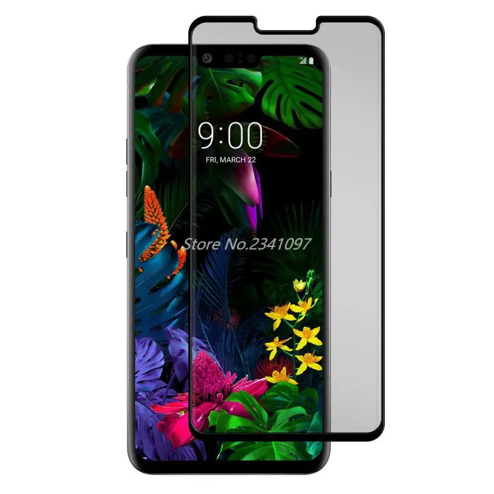9H 5D полноэкранная защита для конфиденциальности экрана LG G8 G7 антибликовое