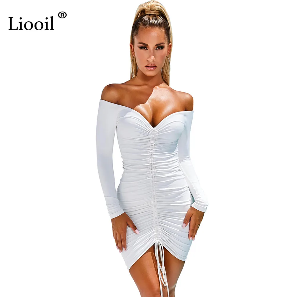 white tight dress