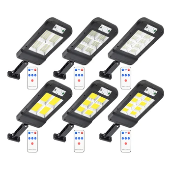 

COB Waterproof Solar Wall Light Human Motion Sensor Remote Control Security Lamp Outdoor Decorative Walkway Landscape