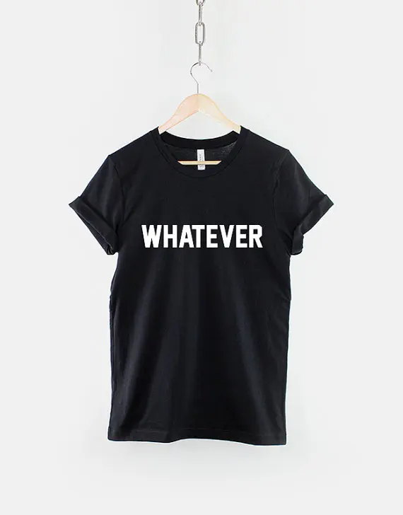 Какая футболка-отношение Забавный хипстер слоган Shirt-C063 | Женская одежда