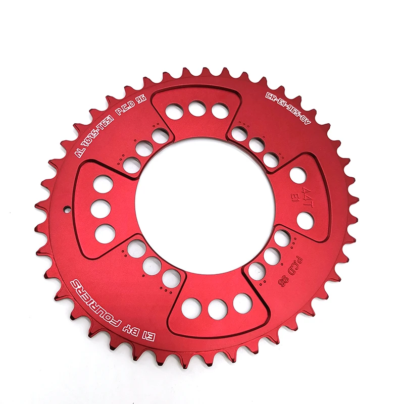 Fouriers CR-E1-96S-OV MTB велосипед Овальный одноцепное кольцо BCD 96 мм для SHIMANO M4050 40T 44T велосипедные цепные колеса
