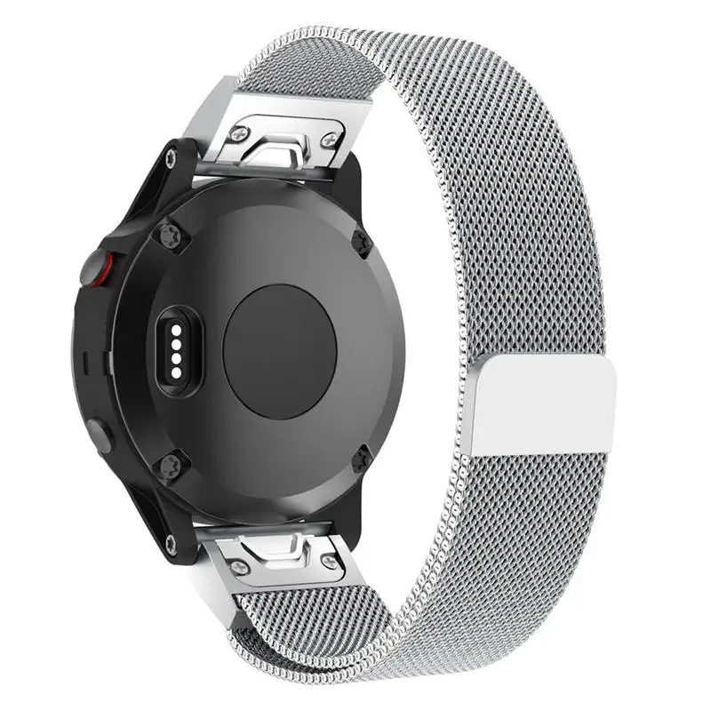 Миланская Магнитная Быстрая Установка часов Ремешок для Garmin Fenix 5X/5X Plus Смарт-часы долговечные аксессуары#810