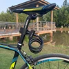 Bloqueo de Cable de bicicleta WEST BIKING, bloqueo antirrobo para ciclismo al aire libre con 2 llaves, alambre de acero, accesorios de seguridad para bicicleta, bloqueo de bicicleta MTB ► Foto 2/6