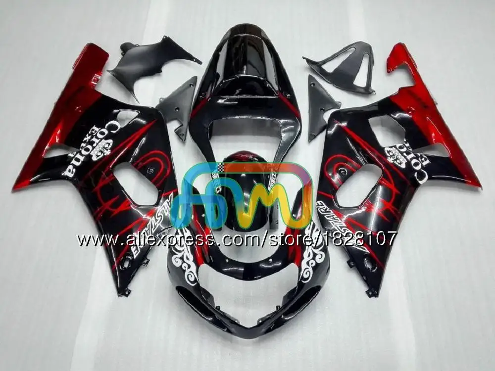 K1 средства ухода за кожей для SUZUKI GSXR-750 GSXR600 01 02 03 35BS. 0 GSXR 750 600 ввиде горшка 01-03 CC GSX-R600 GSXR750 2001 2002 2003 обтекателя черный серебристый - Цвет: No. 10