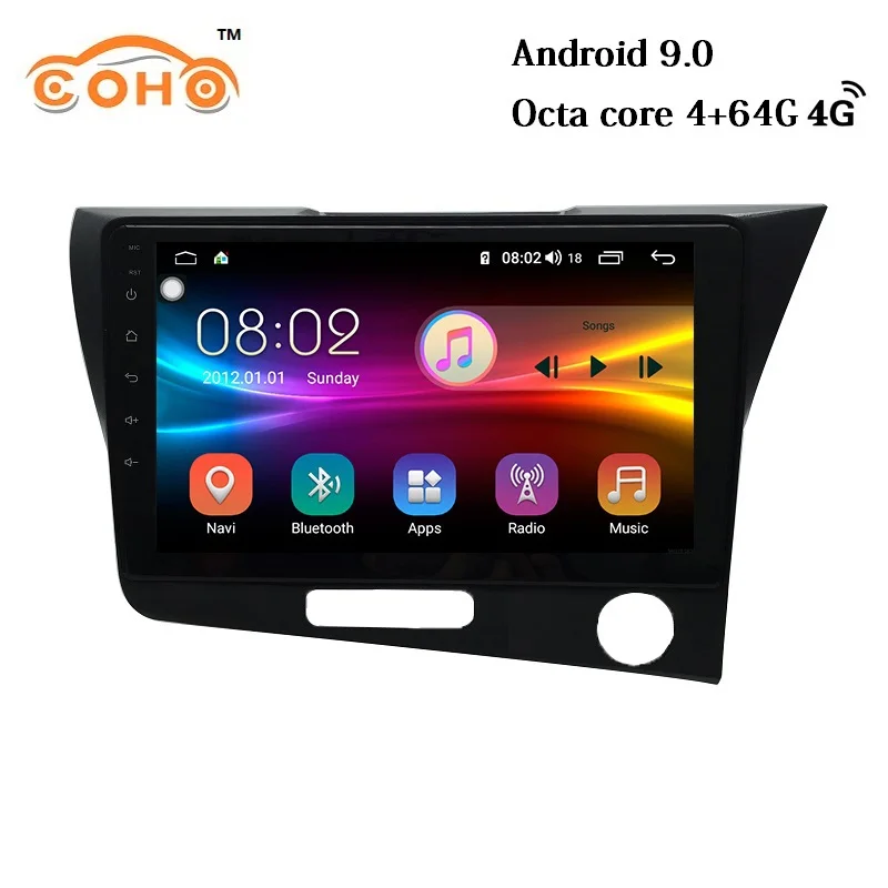 Cr-Z/Crz Android 9,0 Восьмиядерный 4+ 64G Центральный Multimidia видео 1 Din Android Автомагнитола для Honda Cr-Z/Crz Rhd