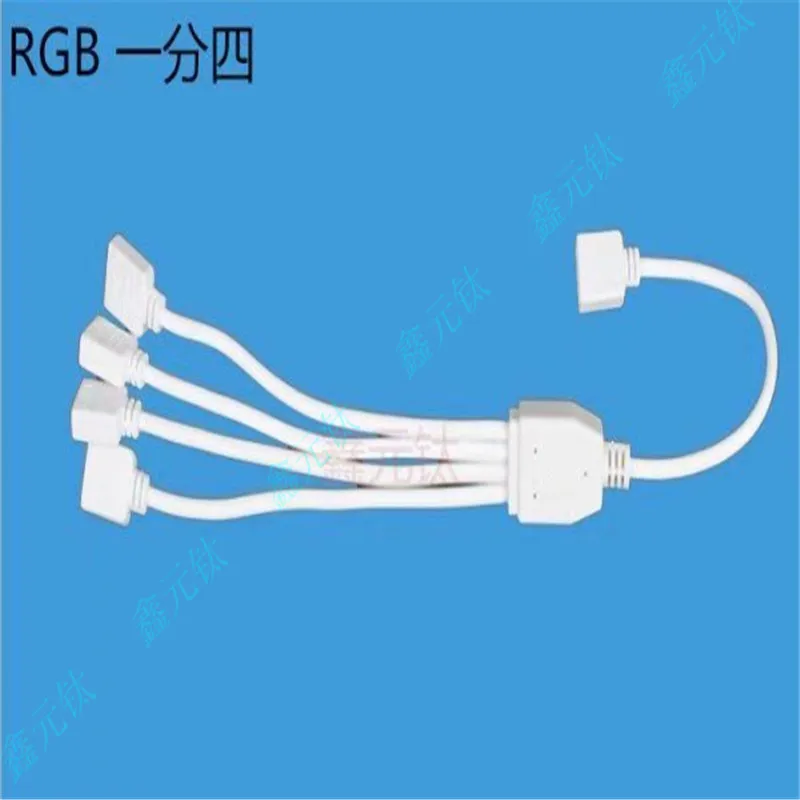 strip connecting line RGB extension cord 1 to 2 3 4 5pin One point multi- line timber Branch control line 5pcs/lot