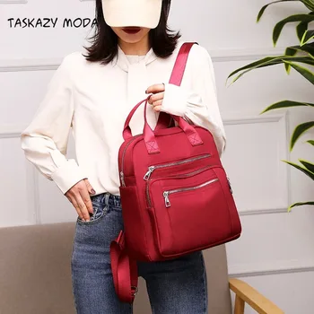 

Fashion Women Backpack 2020 New Travel Casual Waterproof Women's Shoulder Bags Female Large Capacity Oxford Rucksack Black Purse
