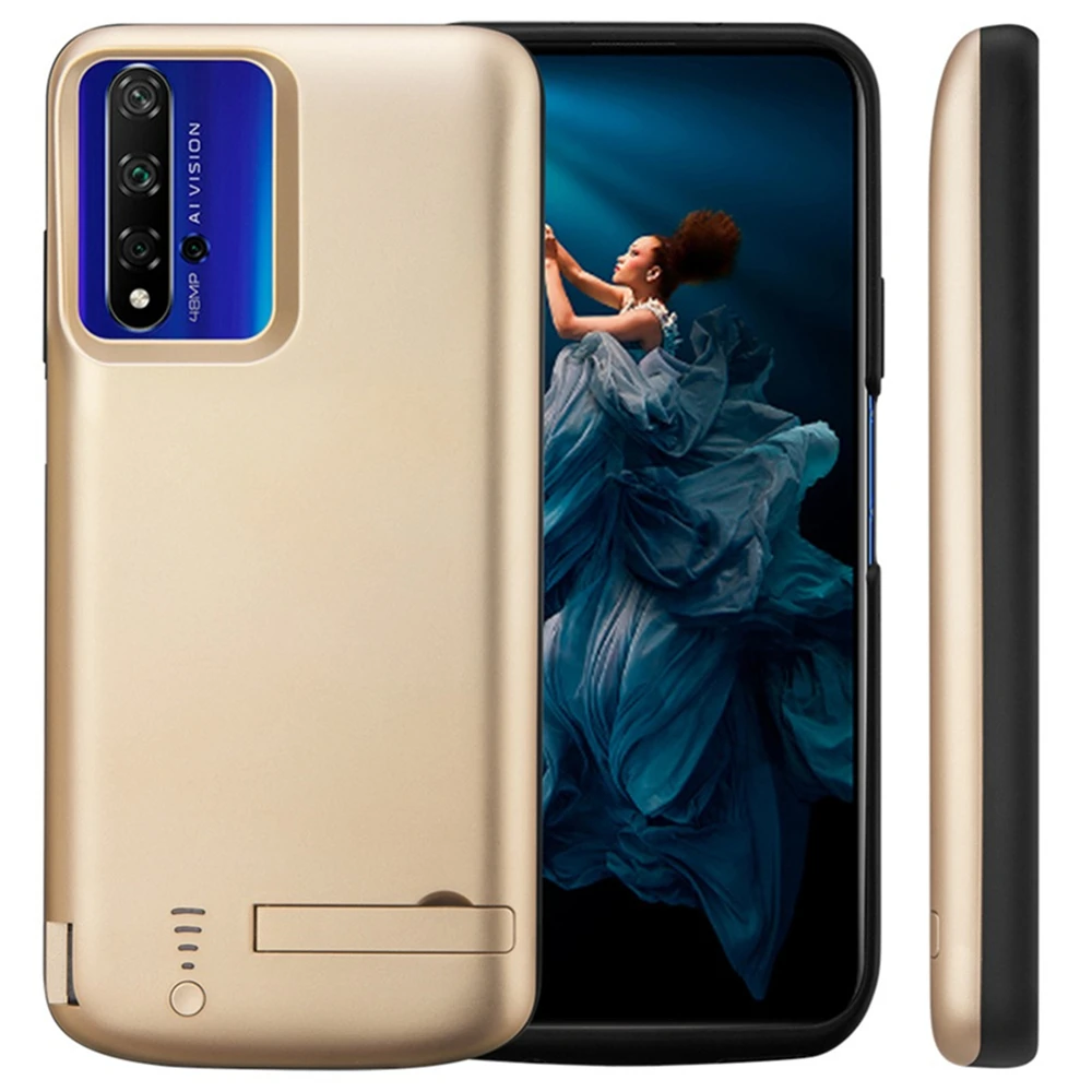 Nova 5t 5000mAh Чехол для аккумулятора для huawei Nova 5T внешний аккумулятор, дополнительный чехол для зарядного устройства, Подставка для зарядки, задняя крышка, чехол для питания s