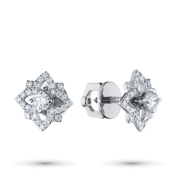 

White Gold pouches with diamonds