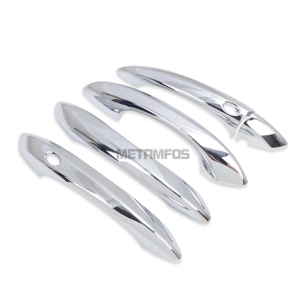 Fit For 2022 Hyundai Tucson w/ Keyless Chrome Door Handle Cover Trims Protector