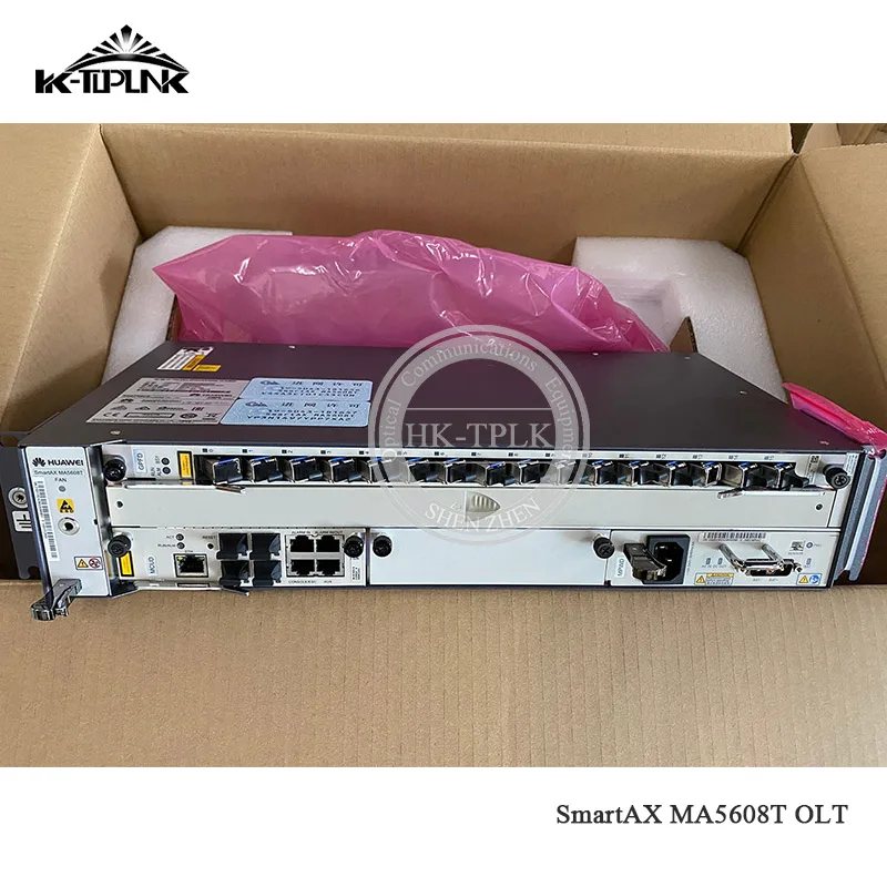 16PON GPON Hua Wei OLT MA5608T 1G MUCD 8 порт 16 портов плата AC MPWD Power с C + SFP|Оптоволоконное