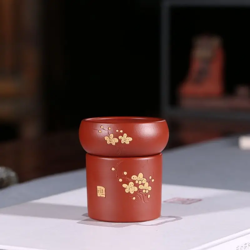 Фиолетовая чайная чашка с песком оптовая продажа сырой руды Dahongpao сливового