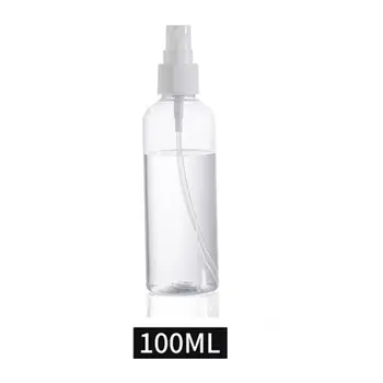 

100ml Mini Transparent Spray Dispensing Bottle Refillable Plastic Empty Spray Bottle Travel Perfume Atomizer Cosmetics TXTB1