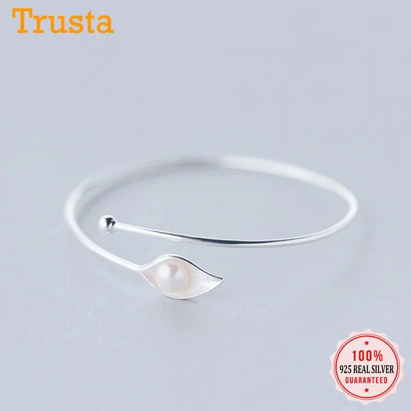 Trustdavis, модный браслет из натуральной 925 пробы, серебряный, сладкий, нерегулярный, регулируемый, браслет для женщин, свадебные украшения, подарок, DS2395
