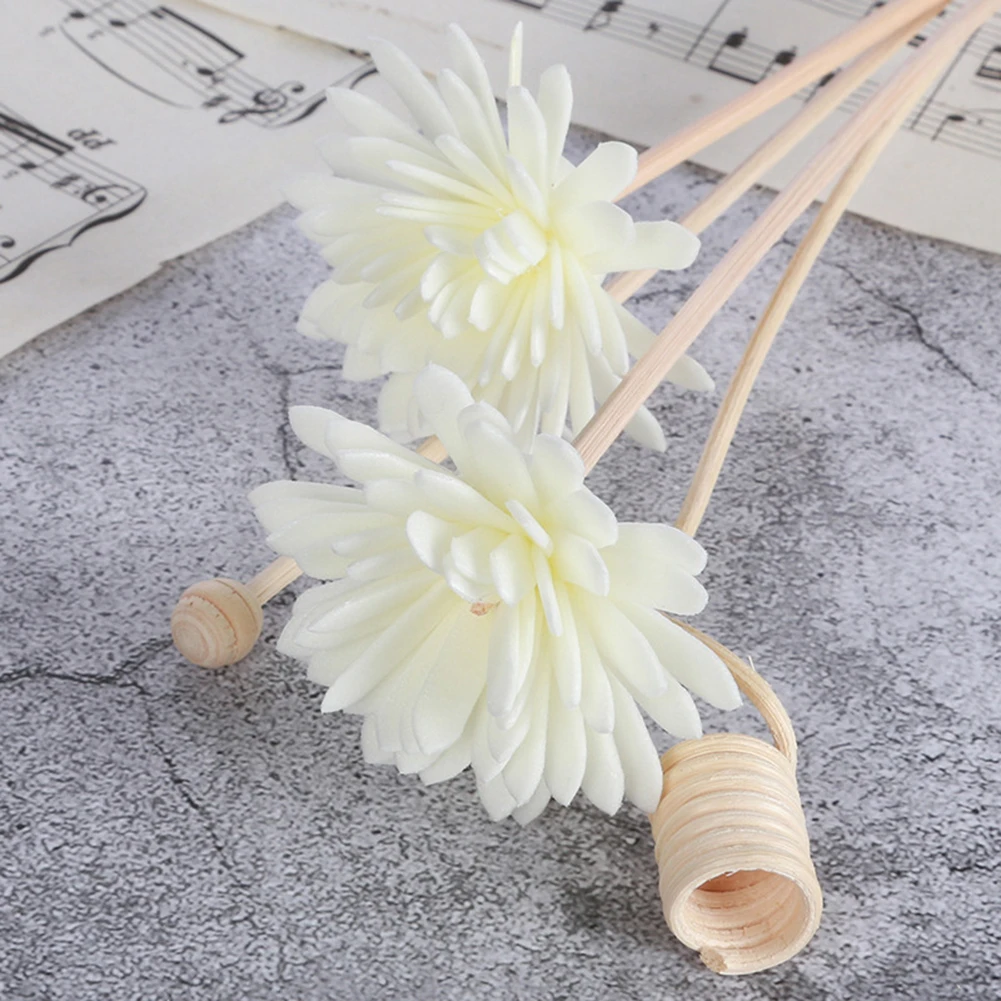 5pcs Artificial Flower Rattan Fragrance Diffuser Replacement Stick DIY Handmade Home Decoration Simple Style Rattan Oc24