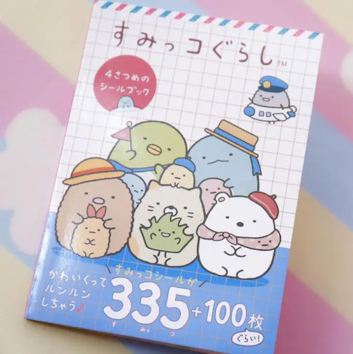 335 шт./упак. мультфильм рисунок «Hello, синие, желтые, Sumikko Gurashi Книжная Полка Декоративные наклейки из бумаги васи Скрапбукинг Стикеры этикетка канцелярские