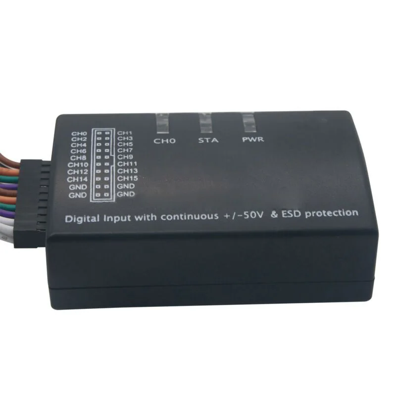 USB логический анализатор 100 м Максимальная частота дискретизации 16CH поддержка 1.2.10 программное обеспечение использование модифицированного ПК программное обеспечение анализ