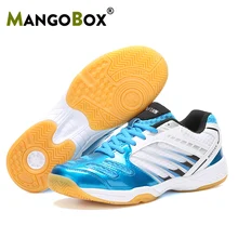 Mangobox Wo, мужская спортивная обувь для бадминтона, Домашняя мужская спортивная обувь, противоскользящая, унисекс, для бадминтона, тренировочная дышащая обувь для спортзала для мужчин